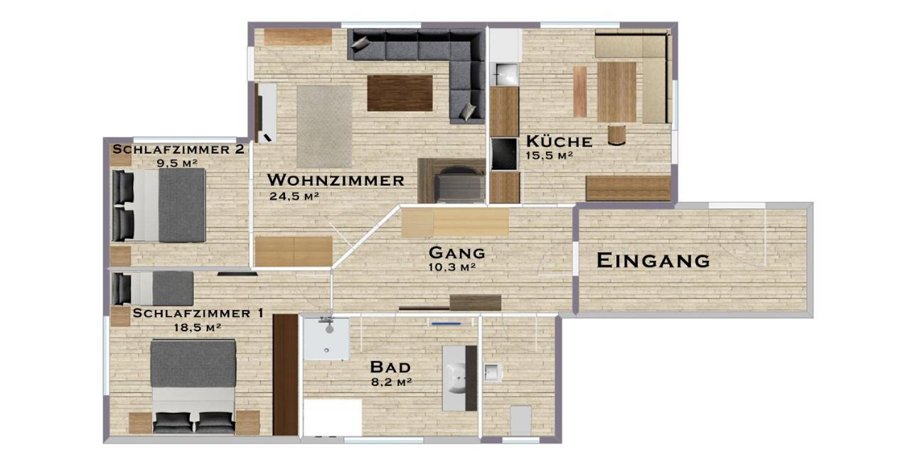Alp Chalet Appartement Kappl  Exteriér fotografie